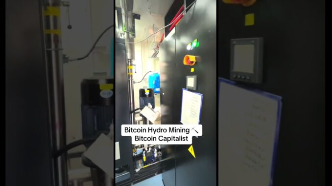 Bitcoin hydro mining #hydromining #crypto #bitmain #cryptomining #bitcoin #minebitcoin