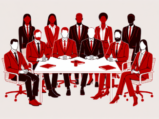 A team of people in red illustrating new AI red teaming methods created by OpenAI to improve the safety of new artificial intelligence models.