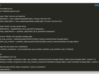 Step-by-Step Guide to Creating Synthetic Data Using the Synthetic Data Vault (SDV)