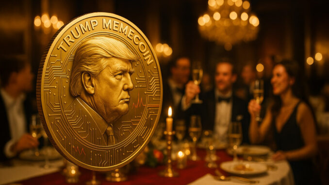 TRUMP gala dinner attendees dump tokens before event as price TRUMP gala dinner attendees dump tokens before event as price falls 8% amid protests