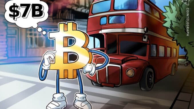 UK Eyes $7B Seized Bitcoin Sale To Boost Budget: Report