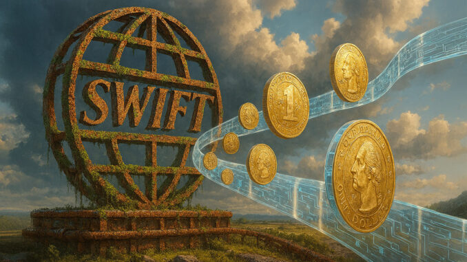 Stablecoin to settle $5 trillion and challenge SWIFT in 2026 amid $3.3T July volume