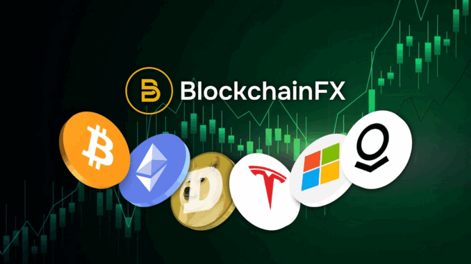 How does BlockchainFX combine crypto & tradFi?
