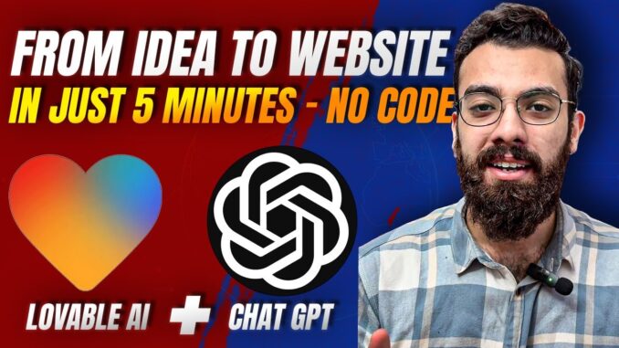 Build & Deploy a FREE Website Without Coding | Beginner AI No-Code Tutorial