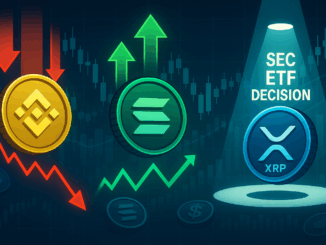 Crypto wrap: BNB dips 10% as SOL tests $200; XRP ETFs updates