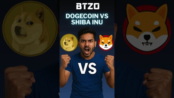 DOGE vs SHIB 🔥 Which Meme Coin Rules 2025? | BTZO Crypto Showdown | dogecoin vs shiba inu