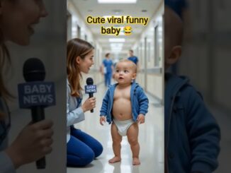 cute baby operator. #ai #shortsvideo #viral #trending #youtubeshorts #funny #comedy #baby #news