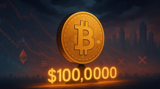 Bitcoin’s $100,000 level turns from milestone to market stress point