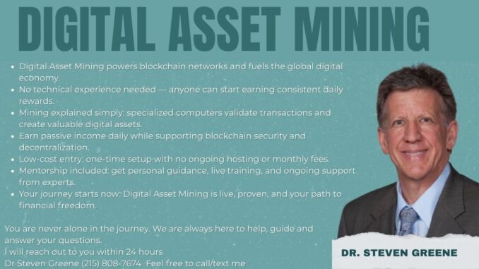 Crypto Mining   Digital Asset Mining for Passive Daily Revenue   Texit Short Pres   #cryptomining