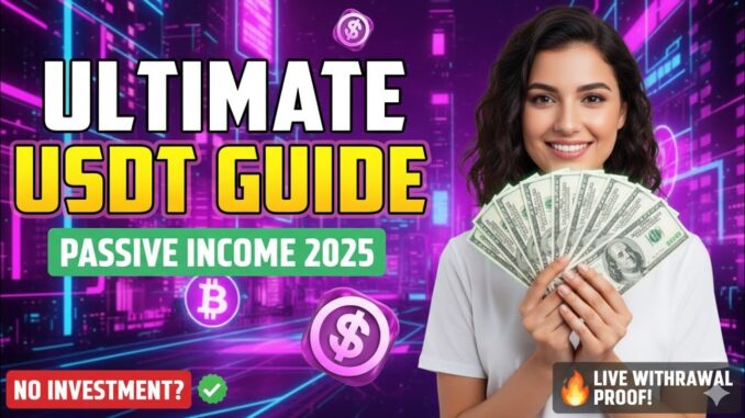 Earn USDT 2025 | New Crypto Earning & Investment Platform Explained | Usdt Mining Guide | Usdt Mall