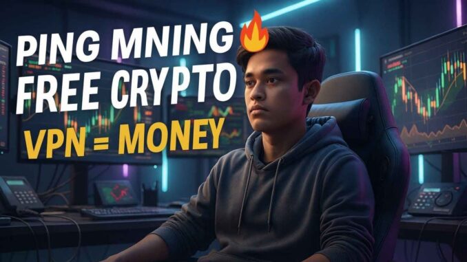Ping Network: Use VPN & Earn FREE Crypto! Mobile Mining Tutorial 🚀
