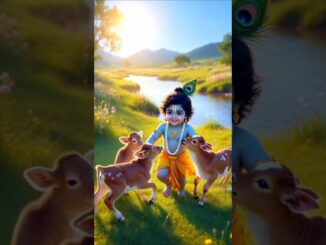 Prabhu aapane dost ke sath 🙏 #ai #aivideo #krishnalove