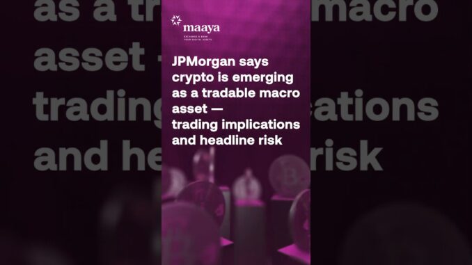 #digimaaya #jpmorgan #web3 #macro #assets #crypto #news #fintech Visit us at 👉 www.digimaaya.com