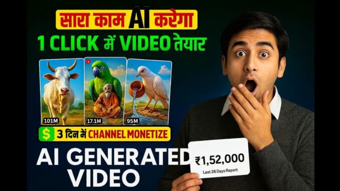 100% AI Se YouTube Video Banane Ka Full Process (Beginners) #viral #ai video #youtube  @Pk-MindFlex