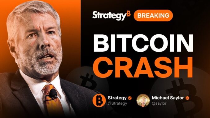 LIVE: Michael Saylor Reveals the Truth Behind the Massive BTC Drop — What Caused the Bitcoin Crash