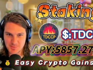 🧠 Solana staking for beginners — real TDCCP mining with stable 5857.27% APY returns!