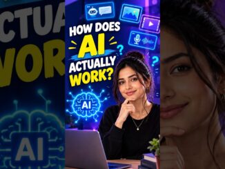 AI Isn’t Magic… Here’s How It Works 🤖 You Use AI Every Day… But Do You Know How It Works? 👀 #learnai