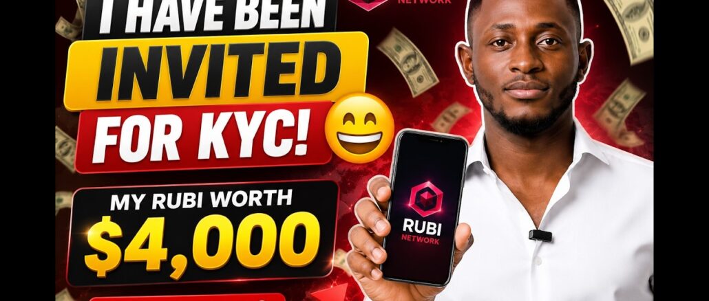 Don't Lose Your Earnings! Rubi KYC Verification 1.6 Guide