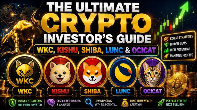 THE ULTIMATE CRYPTO INVESTOR’S GUIDE: WKC, KISHU, SHIBA, LUNC & OCICAT 🚀
