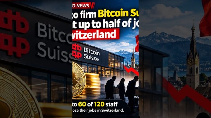🚨 Title: Bitcoin Suisse Cuts Up to 50% of Swiss Jobs! 😱 What This Means for Crypto